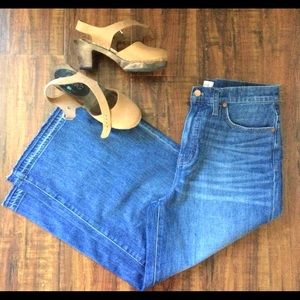 Madewell wide leg jeans